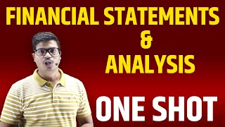 Financial Statement and Analysis ONE SHOT  Concept amp Questions class 12 Accounts for Pre board [upl. by Eatnohs]