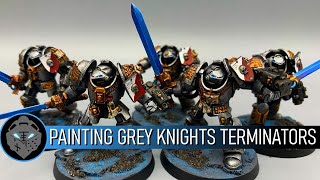 How to Paint Grey Knights Terminators [upl. by Dorelle]