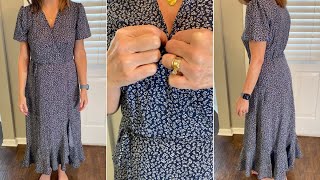 PRETTYGARDEN Womens Summer Wrap Maxi Dress REVIEW [upl. by Ecnerwaled]