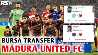 Liga 1 🔥 Rumor Bursa Transfer Madura United  Transfermarkt  Berita Bola [upl. by Cleve]