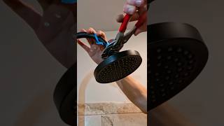 Installing a new shower arm and rain showerhead 🚿💦 plumbing plumber asmr diy [upl. by Atiuqihs]