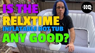 Relxtime Inflatable Hot Tub Complete review unboxing and set up [upl. by Eeluj395]