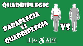 Paraplegia vs Quadriplegia Explained  Quadriplegic C5C6C7 [upl. by Eiuqnimod]