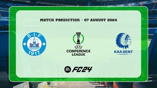 Silkeborg IF vs KAA Gent  Prediction  202425 UEFA Conference League  EA FC 24 [upl. by Ahtebat]