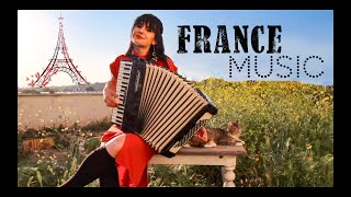 France accordion Music  romantic France caffe  traditional musette [upl. by Aalst]