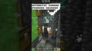 Automatic dimond finding machine☑️💯minecraft gaming [upl. by Aihsatal564]