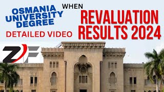 OSMANIA UNIVERSITY DEGREE WHEN REVALUATION RESULTS SEM ITOVI REGBACKLOG 2024 DETAILED VIDEOVIRAL👆 [upl. by Enilekaj]