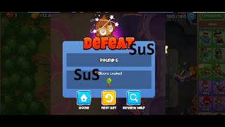 BTD6 Dark Castle Chimps can i beat it [upl. by Innattirb]