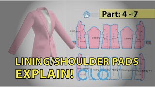 Part 4 How to Sew Pockets on a Blazer in CLO 3D [upl. by Idihc]