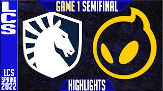 TL vs DIG Highlights Game 1  LCS Lock In Semifinals  Team Liquid vs Dignitas G1 [upl. by Asirralc]