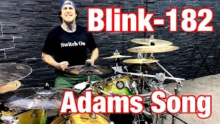 Blink 182  Adams Song drum cover [upl. by Aklog]