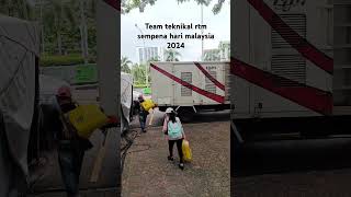 TEKNIKAL TEAM HARI MALAYSIA 2024  PADANG MERDEKA KOTA KINABALU SABAH shorts [upl. by Sholley]