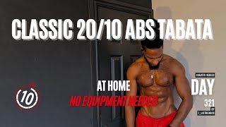 10Activ Series  Day 321 CLASSIC 10MIN TABATA  NO EQUIPMENT [upl. by Eelyrag]