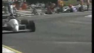 1990 F3000 Enna Pergusa Phil Andrews crash  SuperStar Girls wwwOrigoStarcom [upl. by Anyehs]