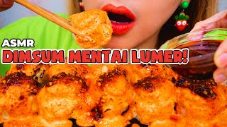 SAMPE TUMPAHTUMPAH‼️ ASMR 1LUSIN DIMSUM MENTAI CREAMY BANJIR MINYAK CABE ☄️  ASMR Indonesia [upl. by Ahsea]