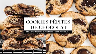 Meilleure recette de cookies aux pépites de chocolat  Sweetly Cakes [upl. by Janey]