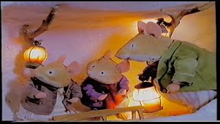 Brambly Hedge Winter Story Trapped At Ice Scene VHS Capture [upl. by Enninaej]