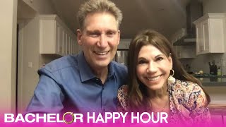 Gerry Turner amp Theresa Nist Play the Newly Engaged Game on ‘Bachelor Happy Hour’ [upl. by Rhyner]