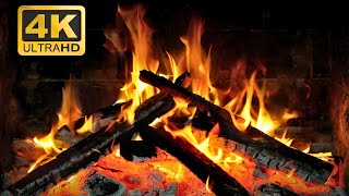 🔥 Fireplace for Cozy Autumn Night Fireplace video 4k ULTRA HD Fireplace Background 4K HDR [upl. by Imotas]