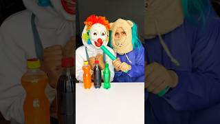 Chicky Clown vs Kissy Bear🤣⁉️Clownandbears​⁠ shorts funny ytshorts comedy tiktok viral [upl. by Beverle]