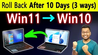 How to Rollback Windows 11 to 10  How to go back to Windows 10 from Windows 11Downgrade windows 11 [upl. by Rolando800]