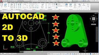 AUTOCAD 2D PRACTICE DRAWING  EXERCISE 6  BASIC TUTORIAL FOR BEGINNERS [upl. by Hagi585]