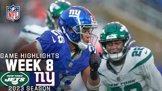 New York Jets vs New York Giants  2023 Week 8 Game Highlights [upl. by Ivad]