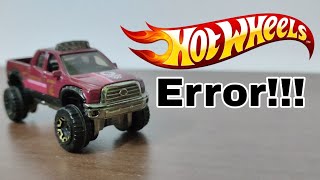 HOTWHEELS ERROR  Toyota Tundra [upl. by Nnaitak]