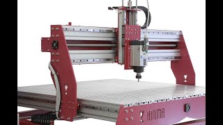 Lavorazione su ACCIAIO con Pantografo cnc Q10 AMMA [upl. by Soo]