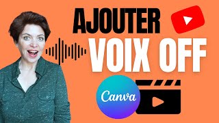 AJOUTER une VOIX OFF sur une vidéo Canva [upl. by Mosora]