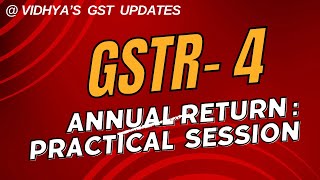 How to fill GSTR4 Composition Annual Return 202324 Easily amp Correctly [upl. by Noam763]