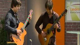 Guitar Percussion Katona Twins German TV [upl. by Ahtiuqal]