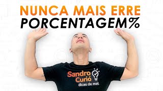 Fácil e Rápido  APRENDA PORCENTAGEM EM 8 MINUTOS [upl. by Carrew791]