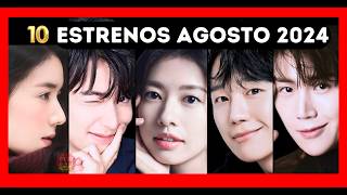 TOP DRAMAS COREANOS ESTRENOS AGOSTO 2024 ❤️ RECOMENDACIONES KDRAMAS 2024 ❤️ Dramas COREANOS 2024 ❤️ [upl. by Lori844]