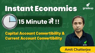 Capital Account Convertibility amp Current Account Convertibility  UGC NET Economics  Amit Gradeup [upl. by Zetes]