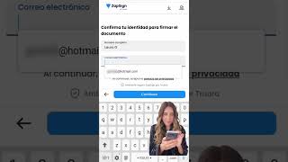 Descubre la eficiencia de la firma electrónica con Zapsign🤩📱shorts [upl. by Elinad]