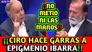 quotCiro Hace Garras a Epigmenio Ibarraquot lo Exhibe de Cuerpo Entero en su Programa [upl. by Elletnuahc]