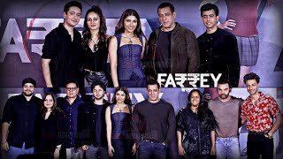 UNCUT  FARREY Official Trailer Launch  FULL HD VIDEO  Salman Khan’s Niece Alizeh Debut Movie [upl. by Ykciv5]