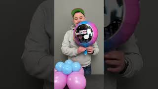 How to make a Happy Birthday Balloon Decoration  Happy Birthday Balloon Decoration Ideas [upl. by Wylen]