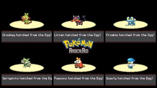 Pokemon Radical Red 41  All Starter Locations [upl. by Nehte]