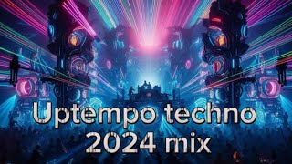 Uptempo Techno 2024 mix I best Techno Music I Frenchcore Hardcore Feat [upl. by Enilorak]