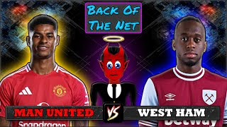 MAN UNITED 12 WEST HAM LIVE WATCHALONG  Back Of The Net E88 [upl. by Helas]