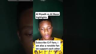 Al Riyadh vs Al nassr highlights amp All Goals 2024 HD alnassr alnassrronaldo footballhighlights [upl. by Carpet402]