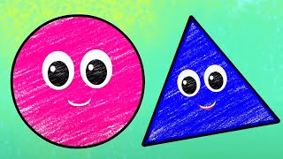 Shapes Song for Children Educational Video amp Song for Kids [upl. by Abijah]