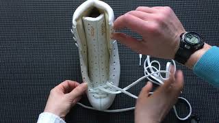 How to lace up ice skates  Edea Flamenco [upl. by Argyle]