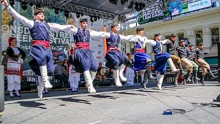 32nd Lonsdale Street Greek Festival  Cretan Brotherhood PreSeniors Dance Group  Pentozali [upl. by Aidnis]