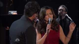 Luis Fonsi vs Martina McBride  Somos Novios Live at Alma Awards 2012 DBC [upl. by Ellenehc]