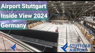 Airport Stuttgart Germany  Inside View 2024 [upl. by Meris]