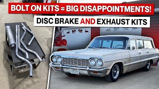 Leave it to the professionals DIY exhaust kit Soft Pedal Disc Brake Conversion Issues Resolved [upl. by Erlinna]