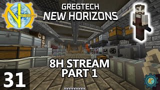 GregTech New Horizons 31  Stream Highlights pt 1  Polyethylene [upl. by Adnara850]